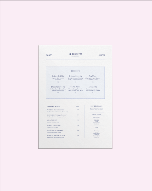 Canva restaurant menu template in plain background.