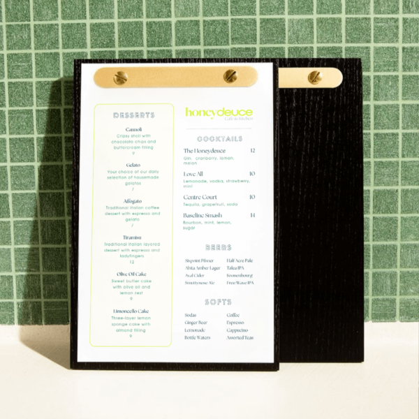 Honeydeuce | Canva Menu Templates | Cafe & Restaurant Menus - Image 2
